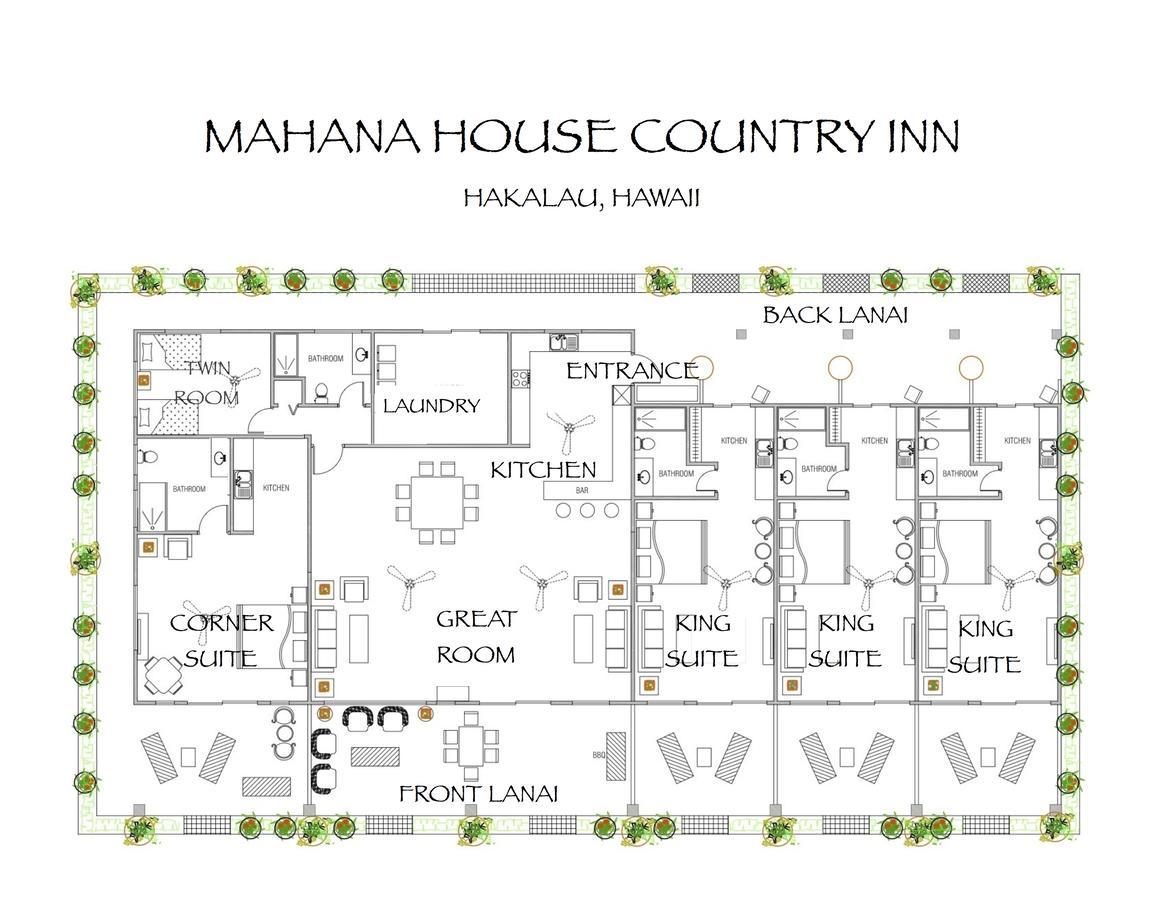 Mahana House Country Inn North Hilo Экстерьер фото